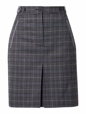 Rag & Bone Wool Blend Plaid Check RARE Mini Skirt